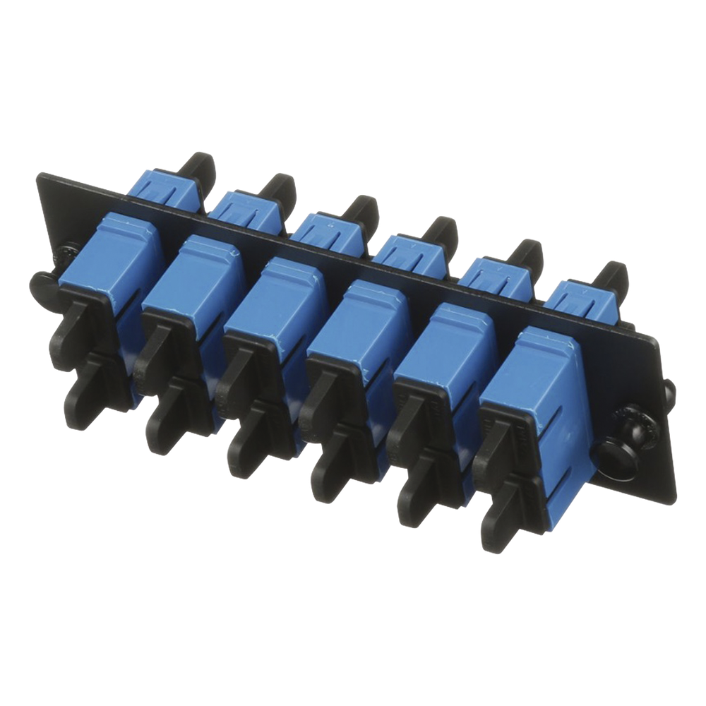 Placa Acopladora de Fibra Optica FAP azul
