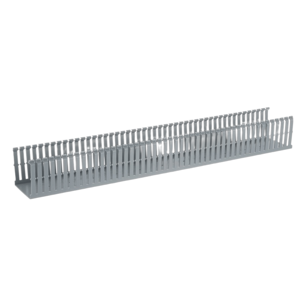 Canaleta ranurada 82.6 mm, PVC, 2 m