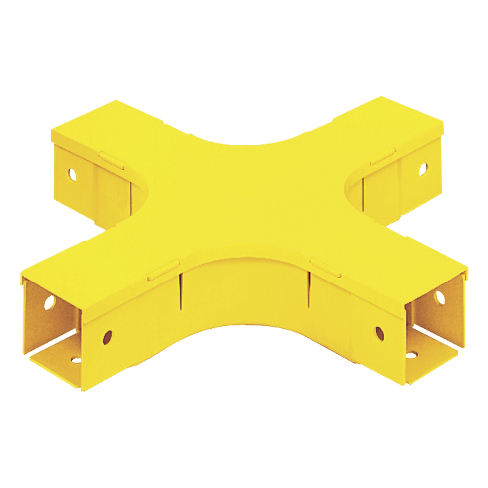 [FFWC2X2LYL] Accesorio de 4 Vías Horizontal amarillo