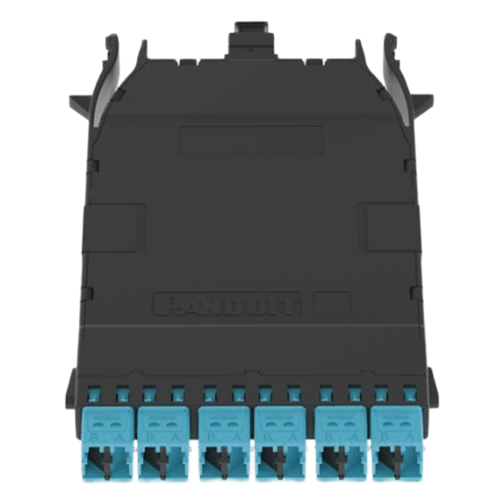 Cassette HD Flex para 12 Fibras Multimodo OM4 aqua