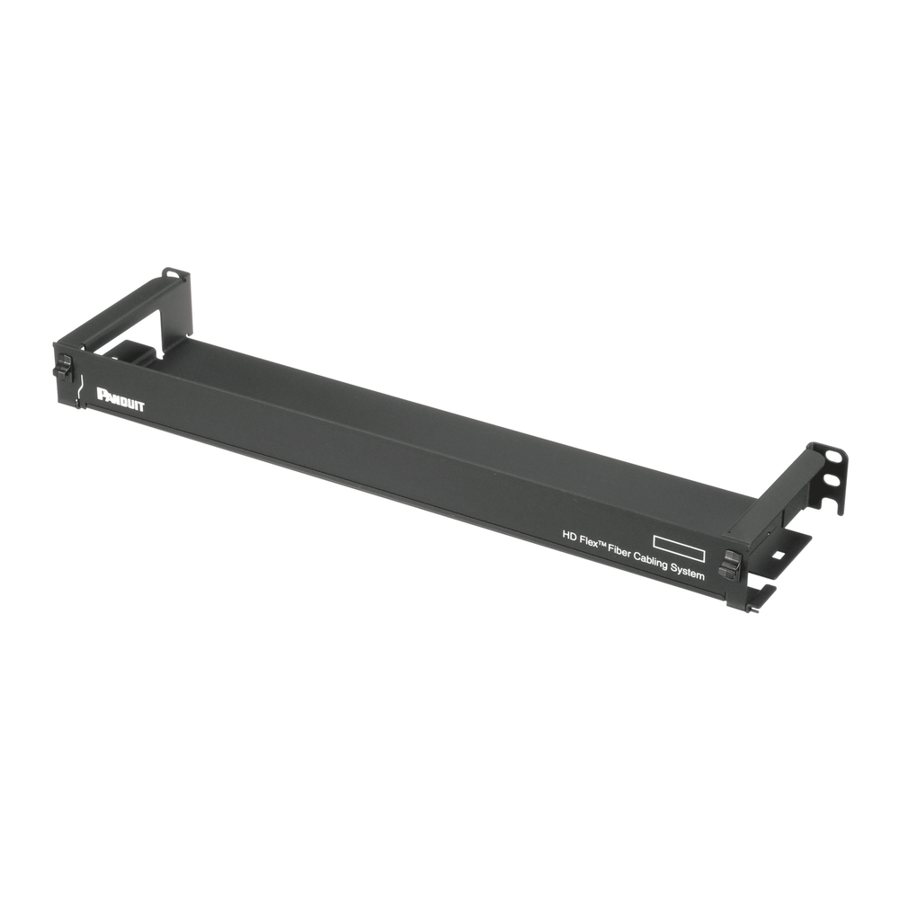 Organizador de cables 1 UR, negro