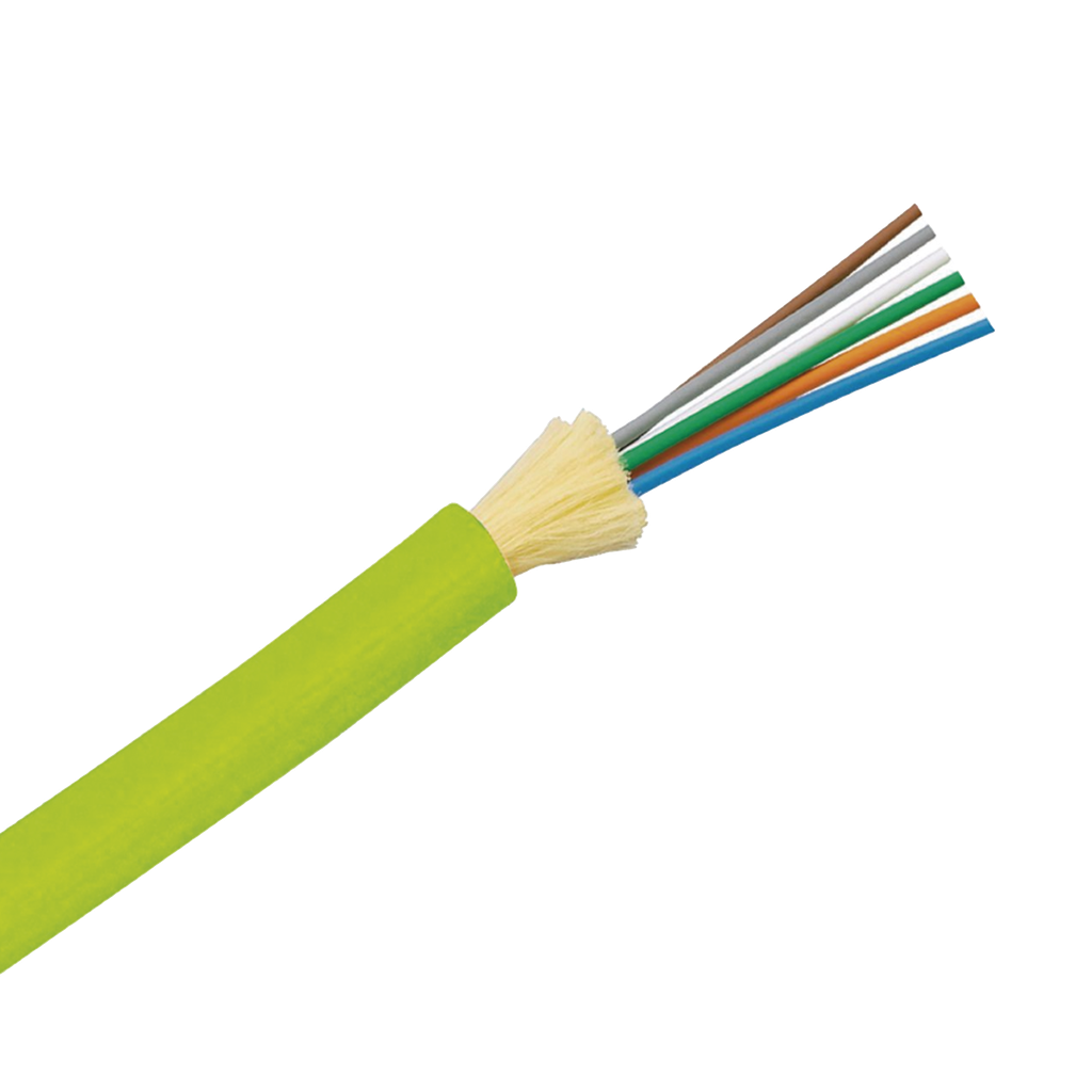 Cable de fibra óptica OM5, 6 Hilos