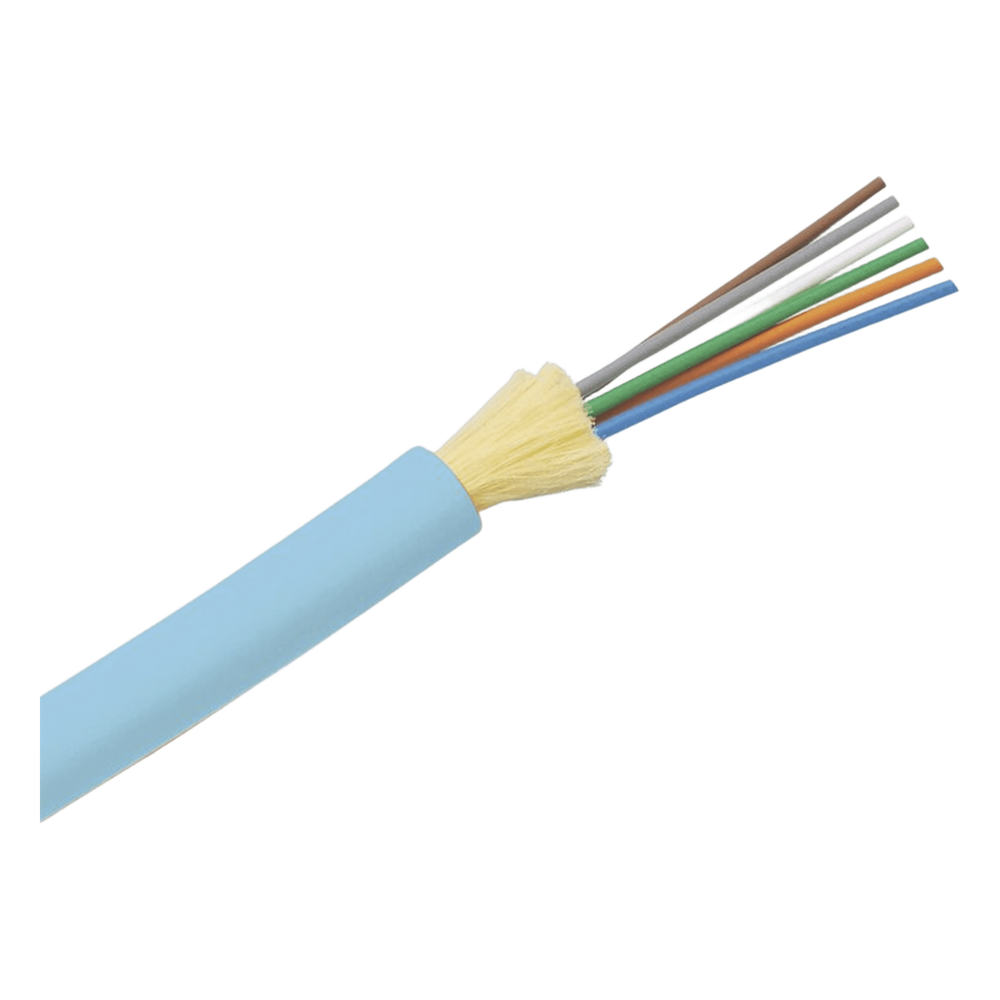 Cable de fibra óptica OM4, 6 Hilos
