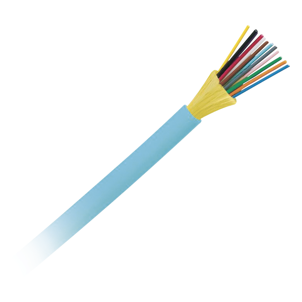 Cable de fibra óptica OM4, 12 Hilos