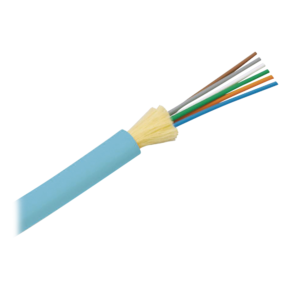 Cable de fibra óptica OM3, 6 Hilos