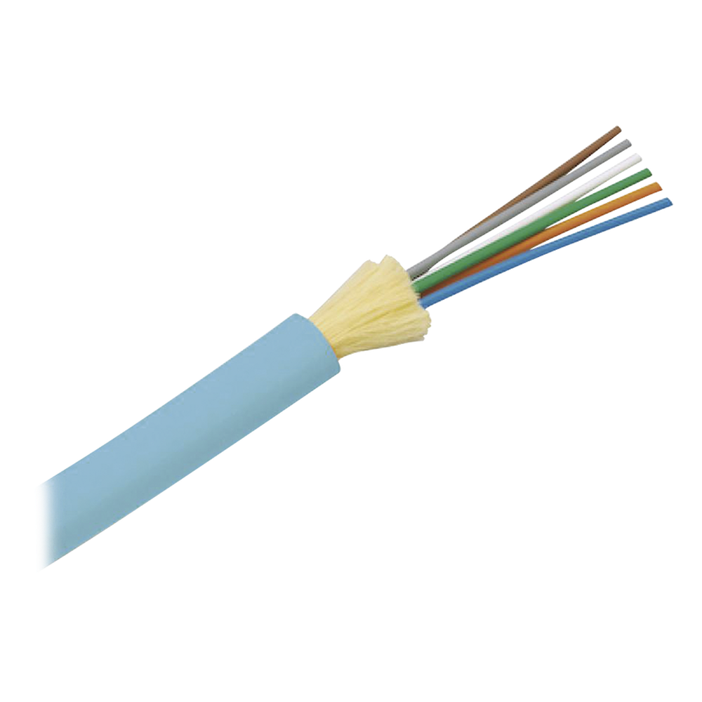 Cable de fibra óptica OM4, 12 Hilos