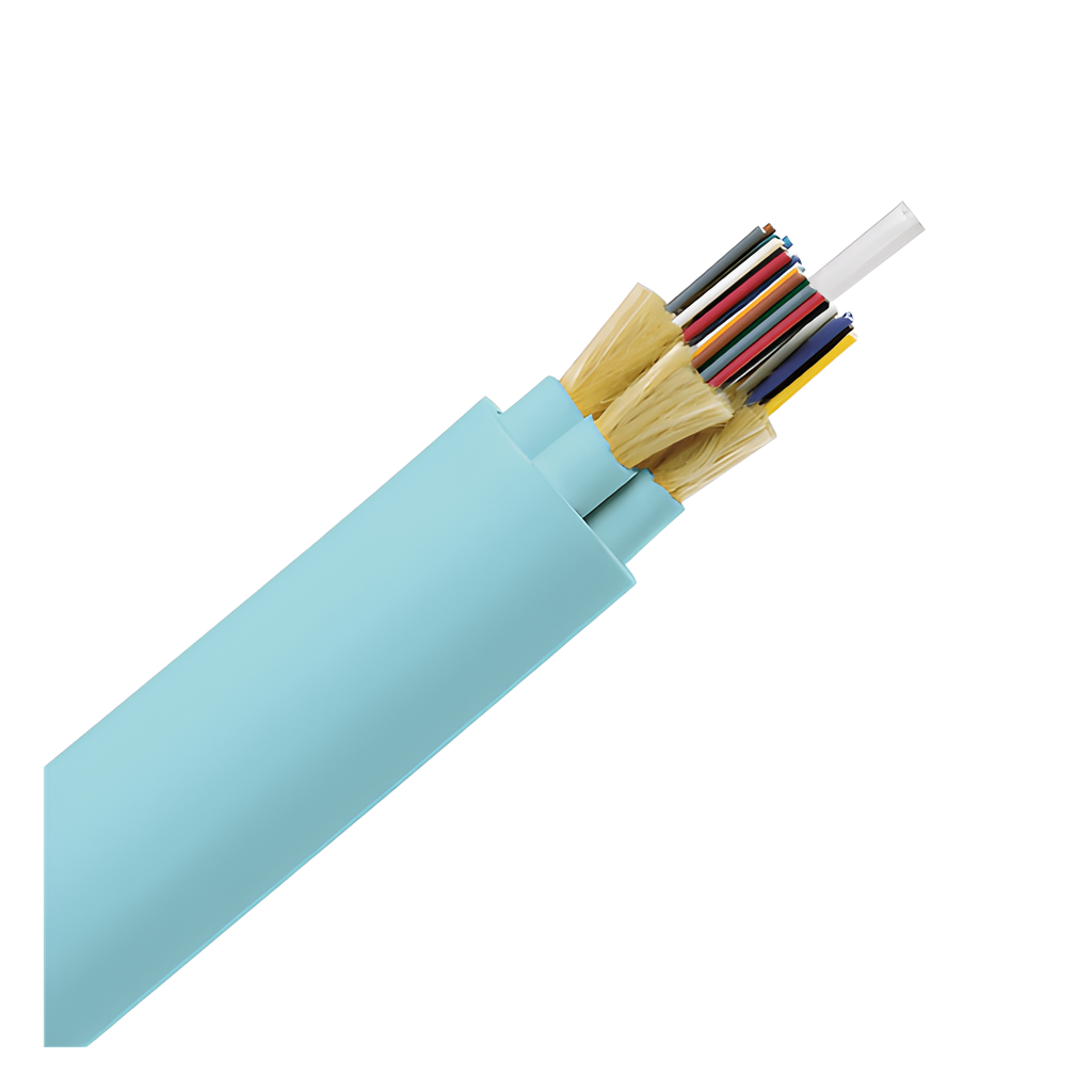 Cable de fibra óptica OM4, 48 Hilos