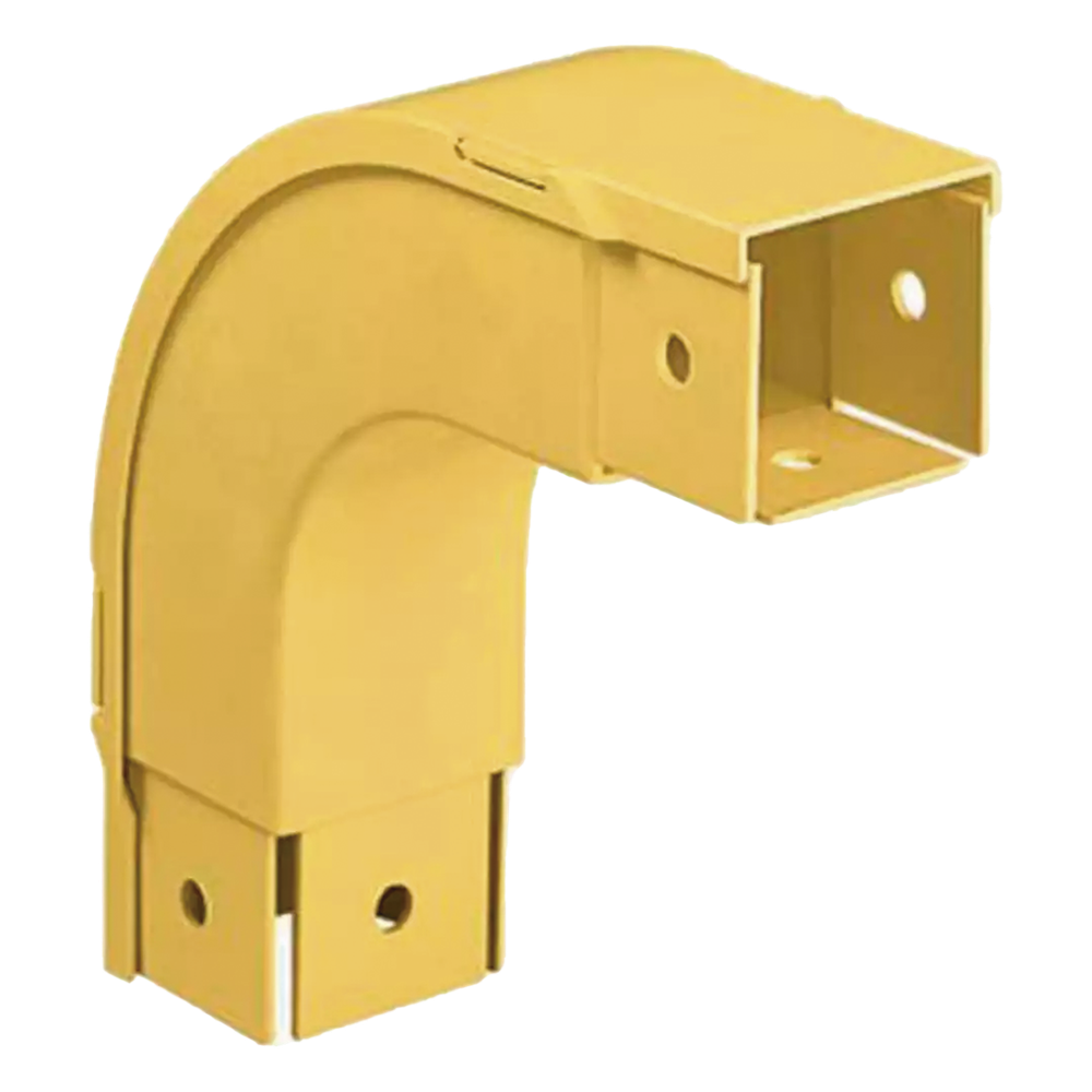 [FOVRA2X2LYL] Bajada Vertical exterior de 90º amarillo