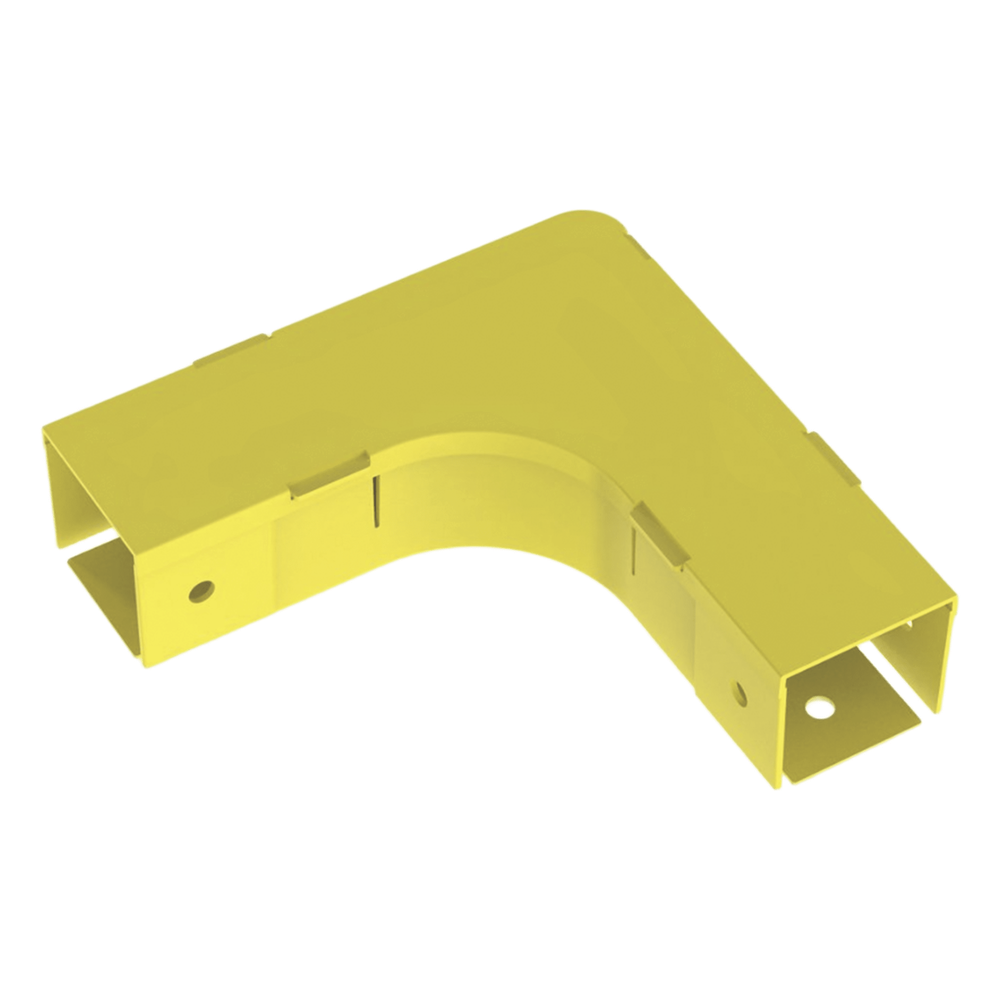 [FRA2X2LYL] Ángulo Recto a 90º Horizontal con Tapa amarillo