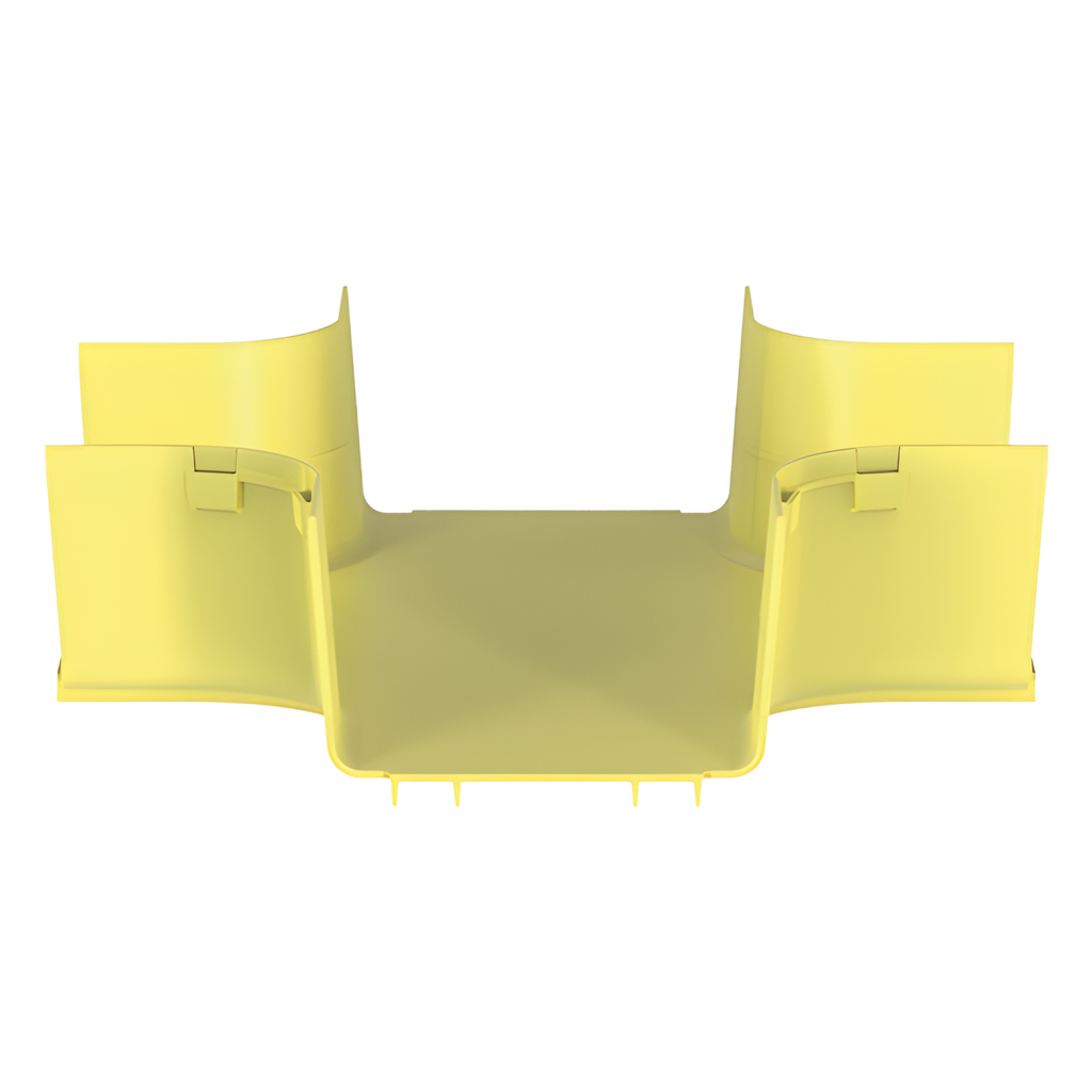 [FRFWC6X4LYL] Accesorio de 4 Vías Horizontal amarillo