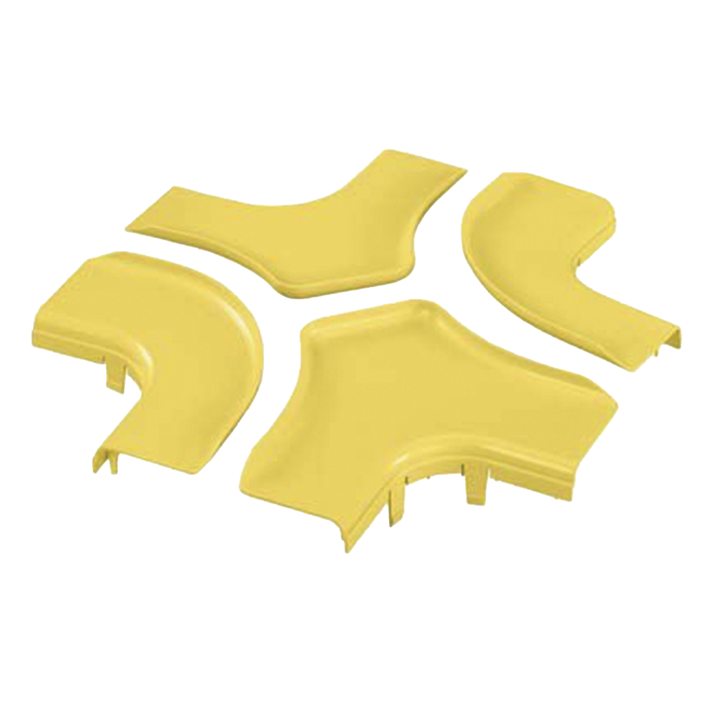 Tapa para Accesorio de 4 Vías Horizontal FRFWC6X4LYL amarillo