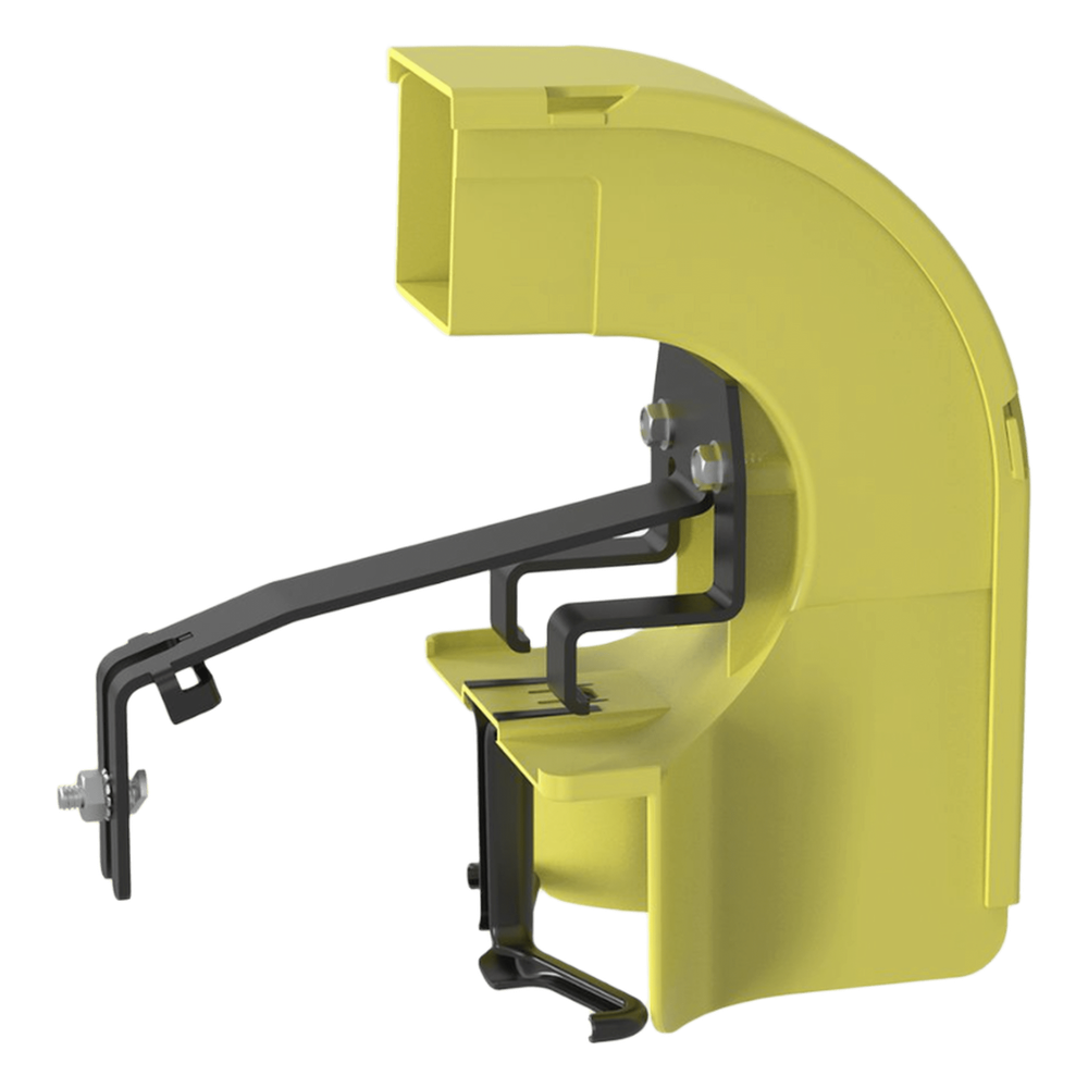 Bajada para Canaleta FiberRunner™ amarillo