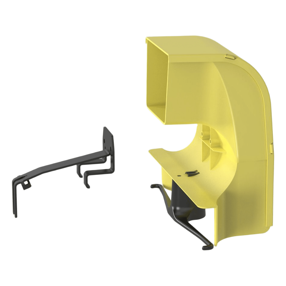 Bajada para Canaleta FiberRunner™ amarillo
