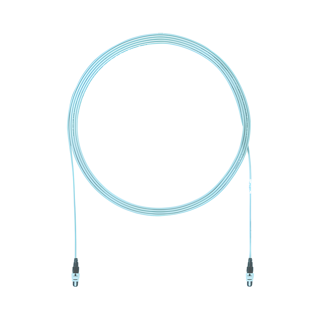 Cable de Interconexión de 12 Fibra Ópticas Multimodo OM4, Con Conector Pan-MPO Hembra - Hembra, Polaridad A, LSZH, de 22 Metros (72.18 Pies)