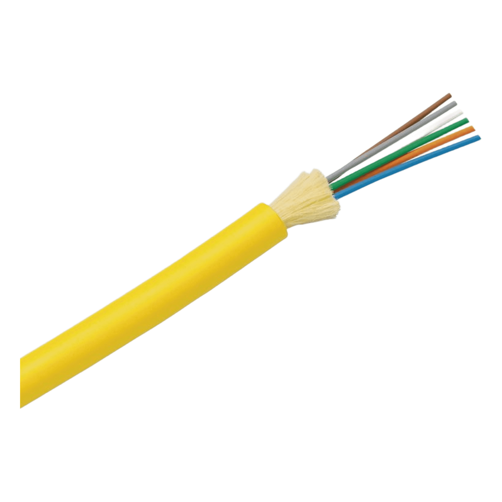Cable de fibra óptica monomodo, 12 Hilos