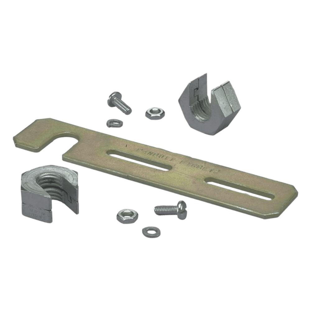 Soporte de techo 1/2", negro