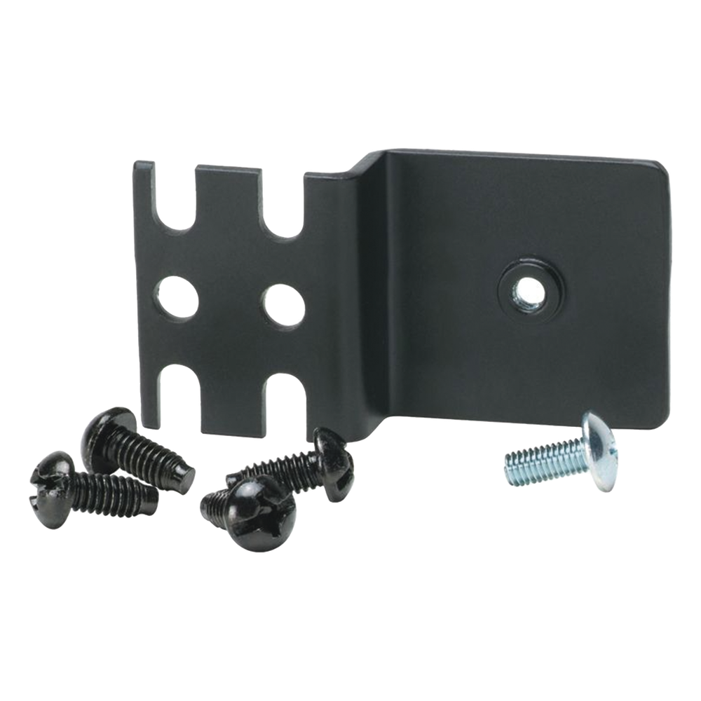 Soporte de poste negro