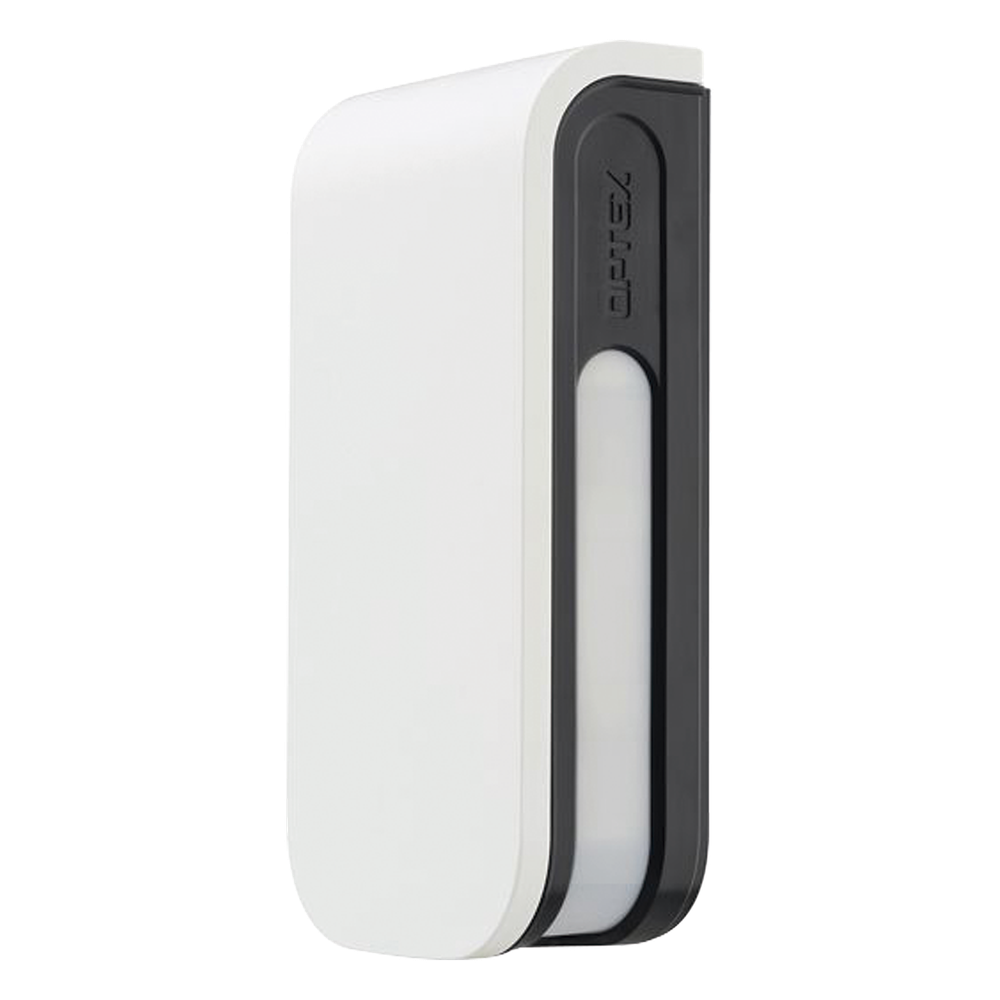 Sensor de Movimiento / 24 Metros de Detección / 100% Exterior / Serie Shield de Optex / Diseño Estético y Formal / inalámbrico (Alimentación)