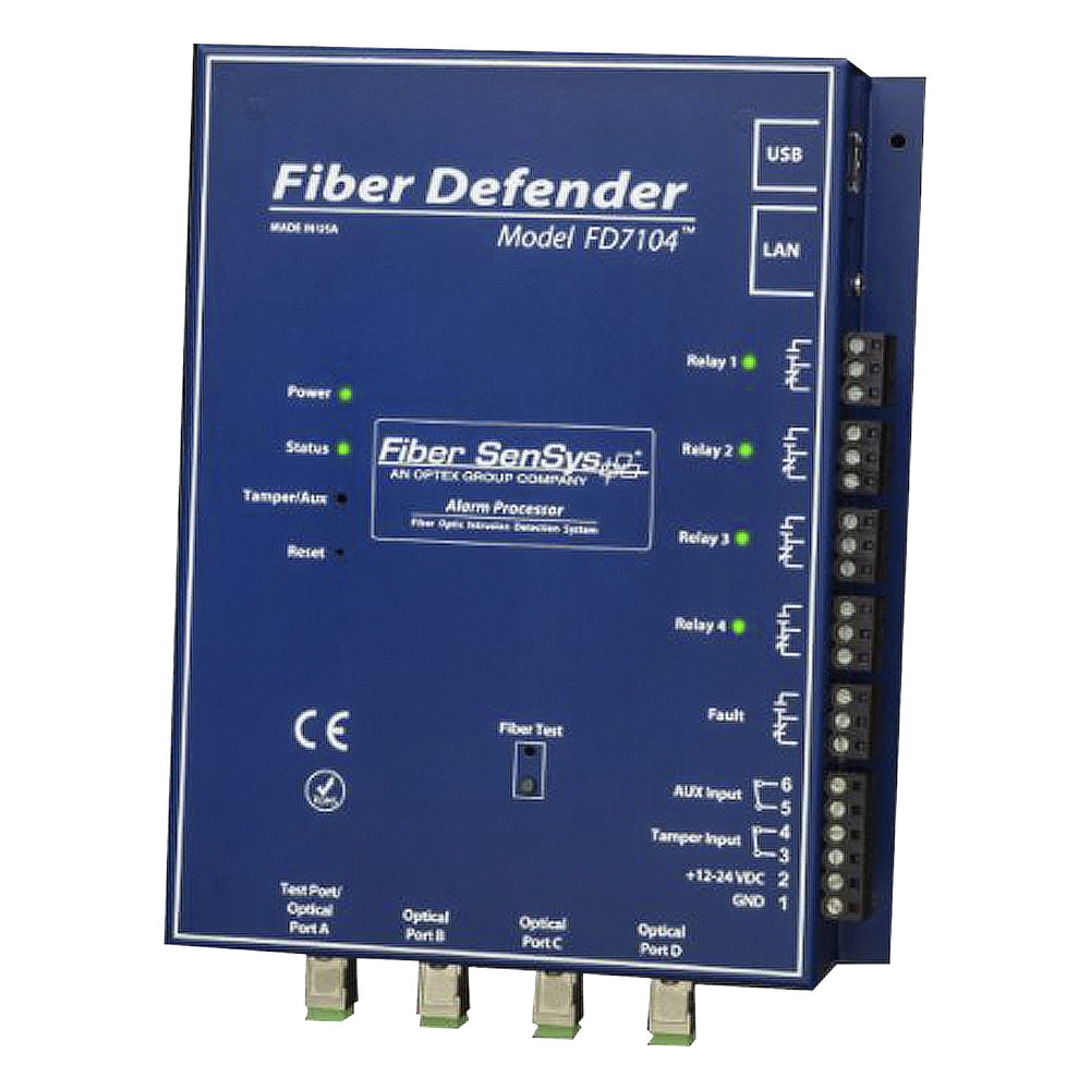 Sensor de Seguridad Perimetral por Fibra Óptica Sensitiva 800 m