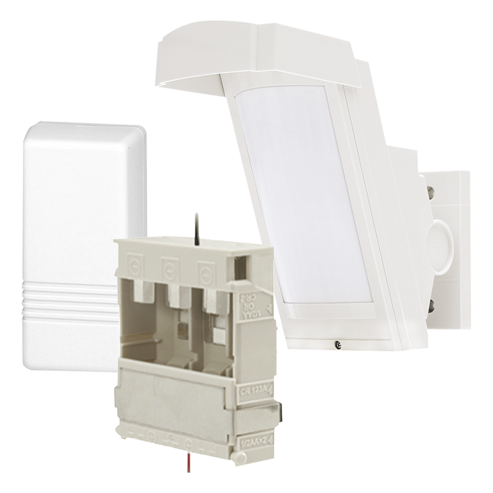 Sensor de movimiento PIR inalámbrico, exterior, 12 m