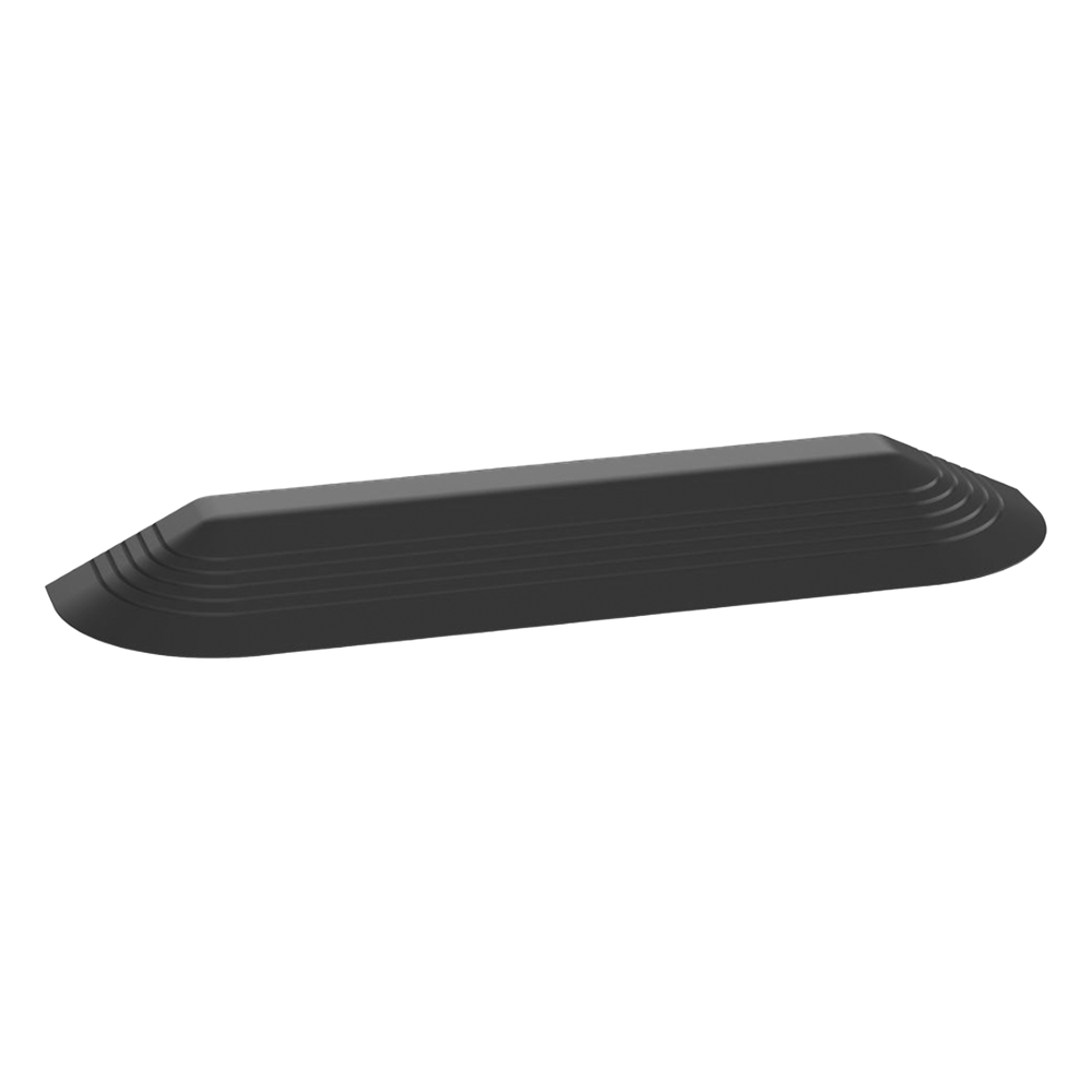 [AFR4ECBL] Tapa Final Para Canaleta de Piso AFR4BCBL6, Material PVC Rígido, Color Negro