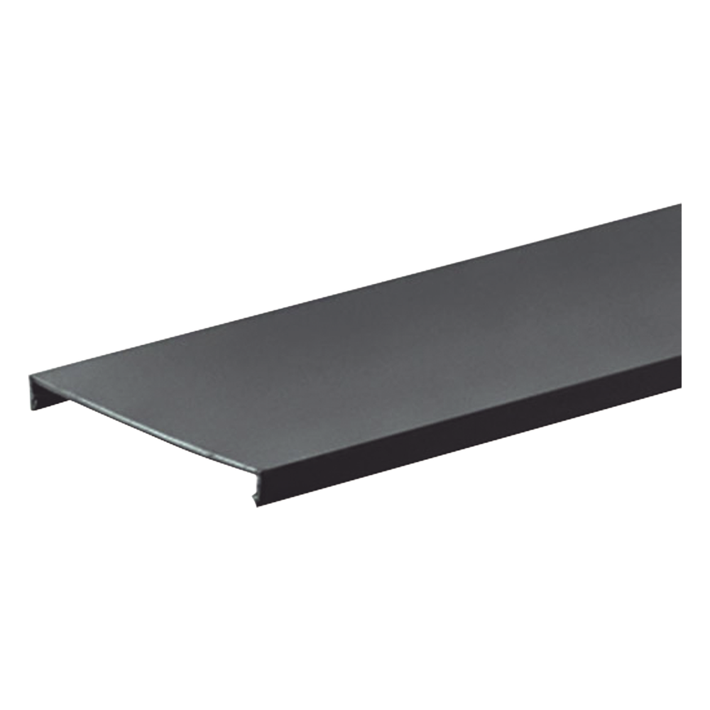 Tapa para Canaleta Ranurada negro