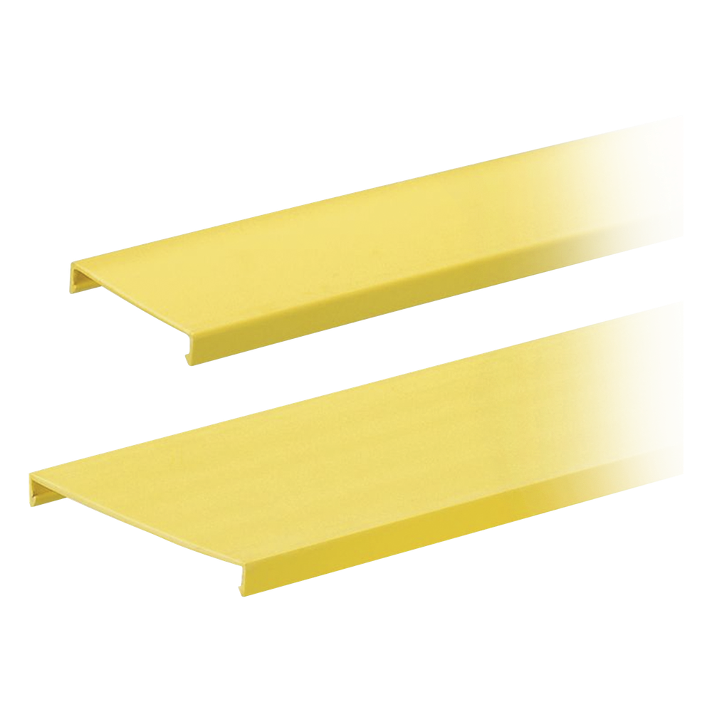 [C4YL6] Tapa para Canaleta Ranurada, de 4 in de Ancho, 1828.8 mm de Largo, Color Amarillo