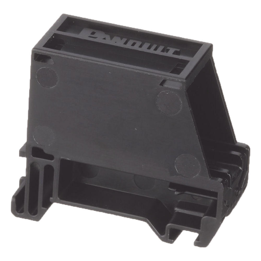 Adaptador de 1 puertos 1.38", negro