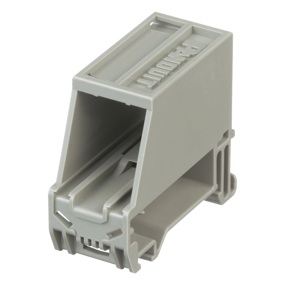 Adaptador de 1 puertos 1.38", gris