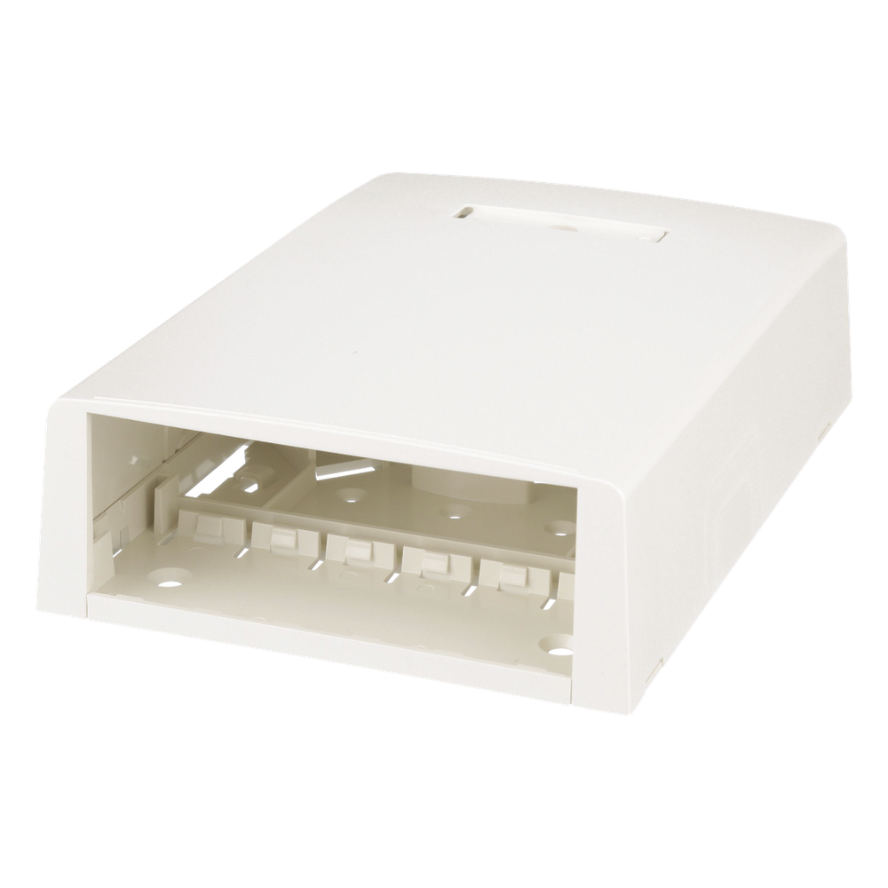 Caja de montaje en Superficie blanco