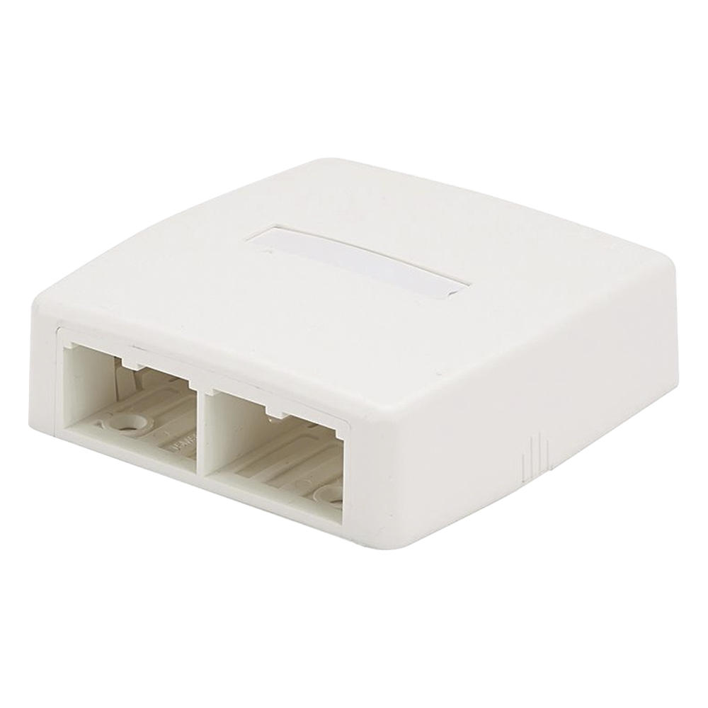 Caja de montaje en Superficie blanco