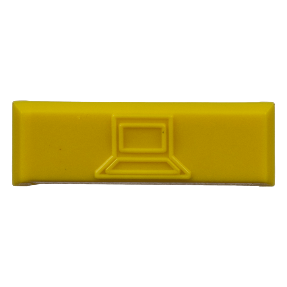 Paquete de 100 Iconos de Datos de Instalación a Presión amarillo