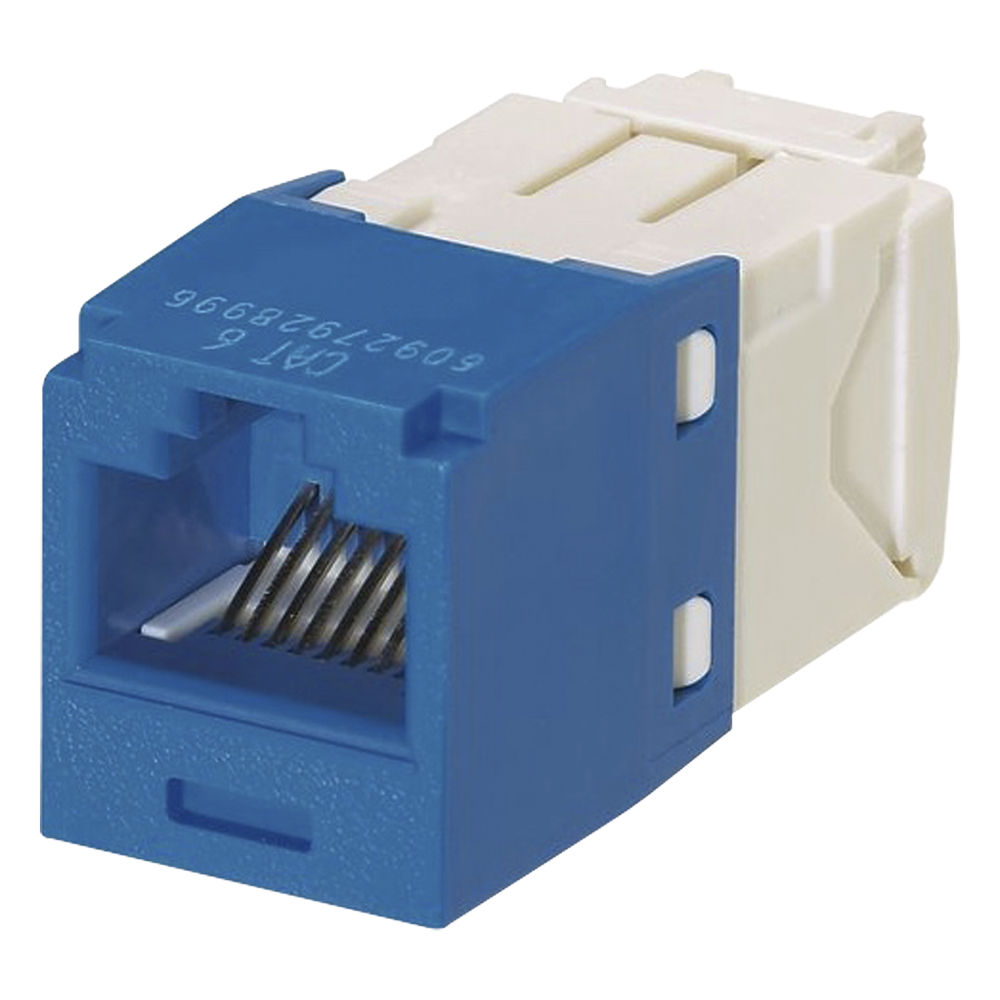 Jack RJ45 Cat6, azul