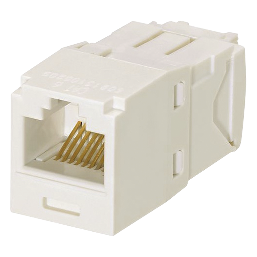 Jack RJ45 Cat6, blanco