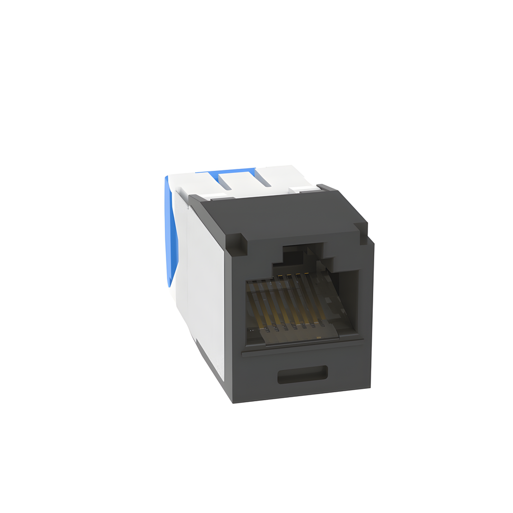 Jack RJ45 Cat6A, negro