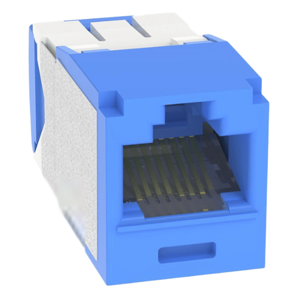 Jack RJ45 Cat6A, azul