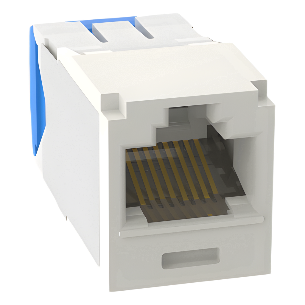 Jack RJ45 Cat6A, blanco