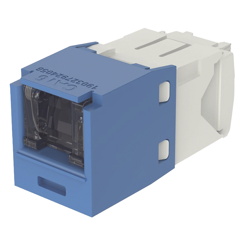 Jack RJ45 Cat6, azul