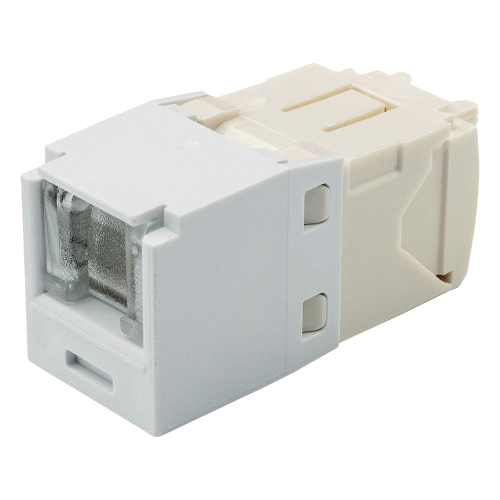 Jack RJ45 Cat6, blanco