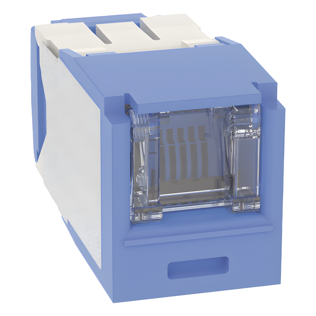 Jack RJ45 Cat6A, azul