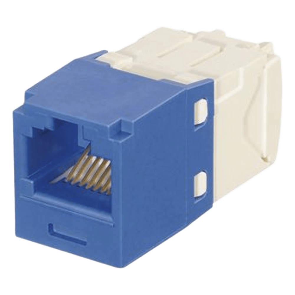Jack RJ45 Cat6, azul