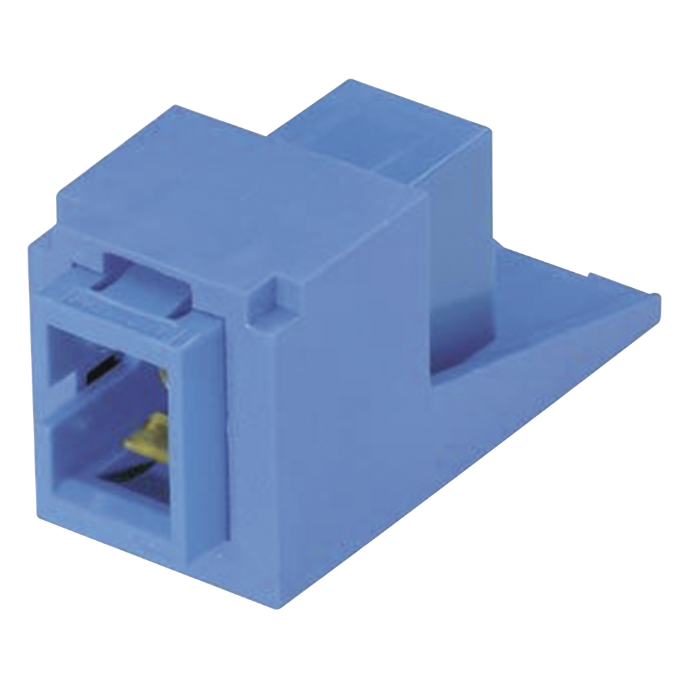 Acoplador SC monomodo, azul