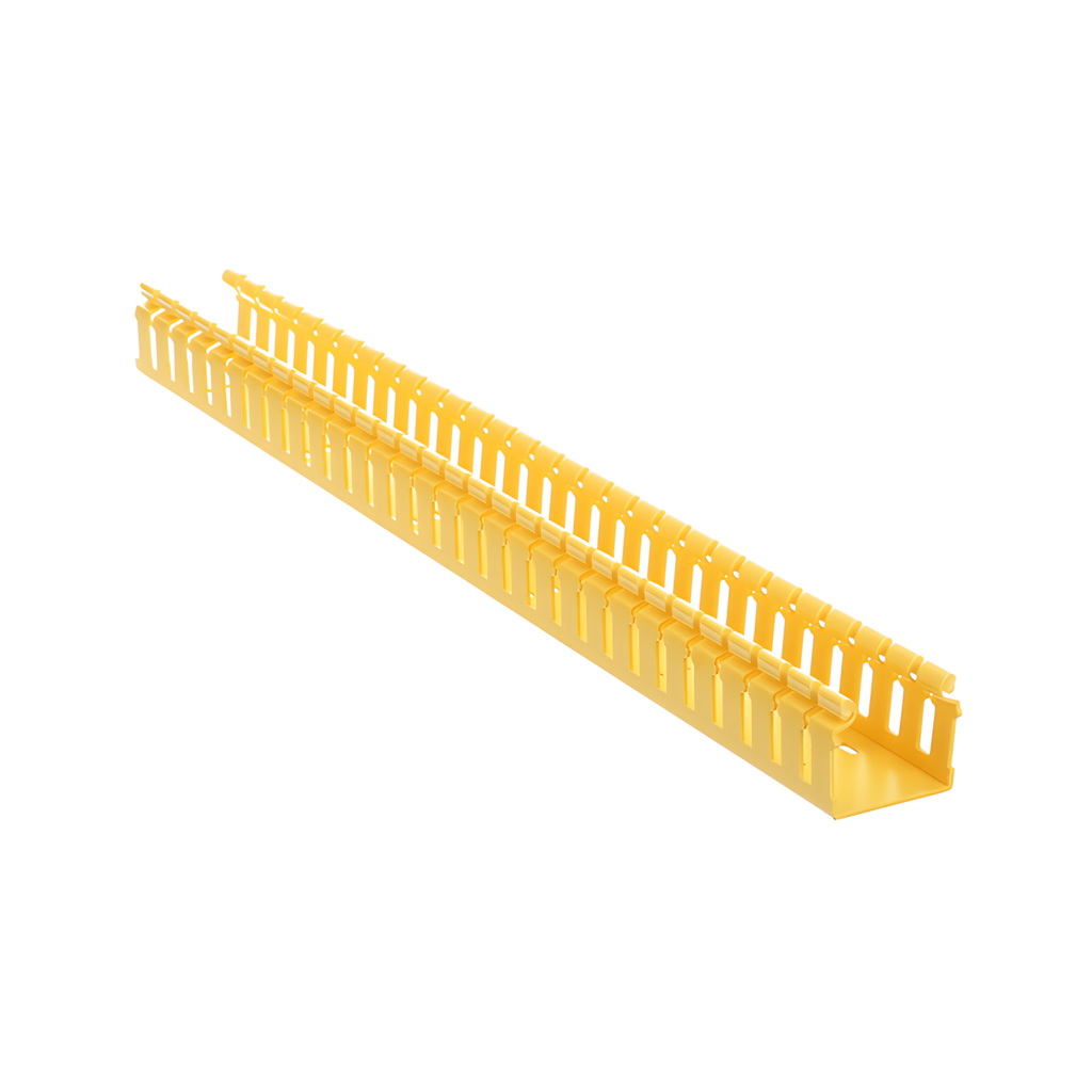 Canaleta ranurada 2", PVC, 3048 mm