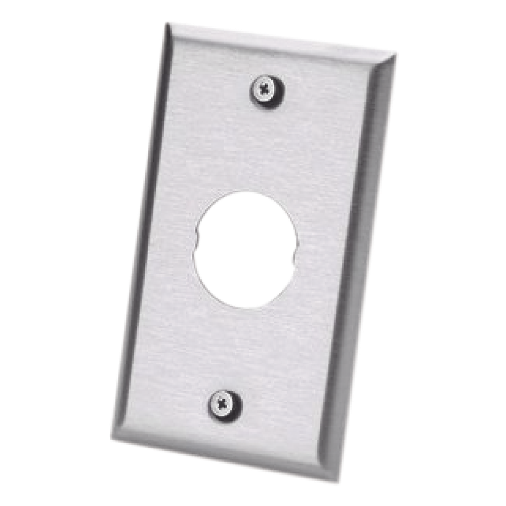 Placa de pared acero inoxidable