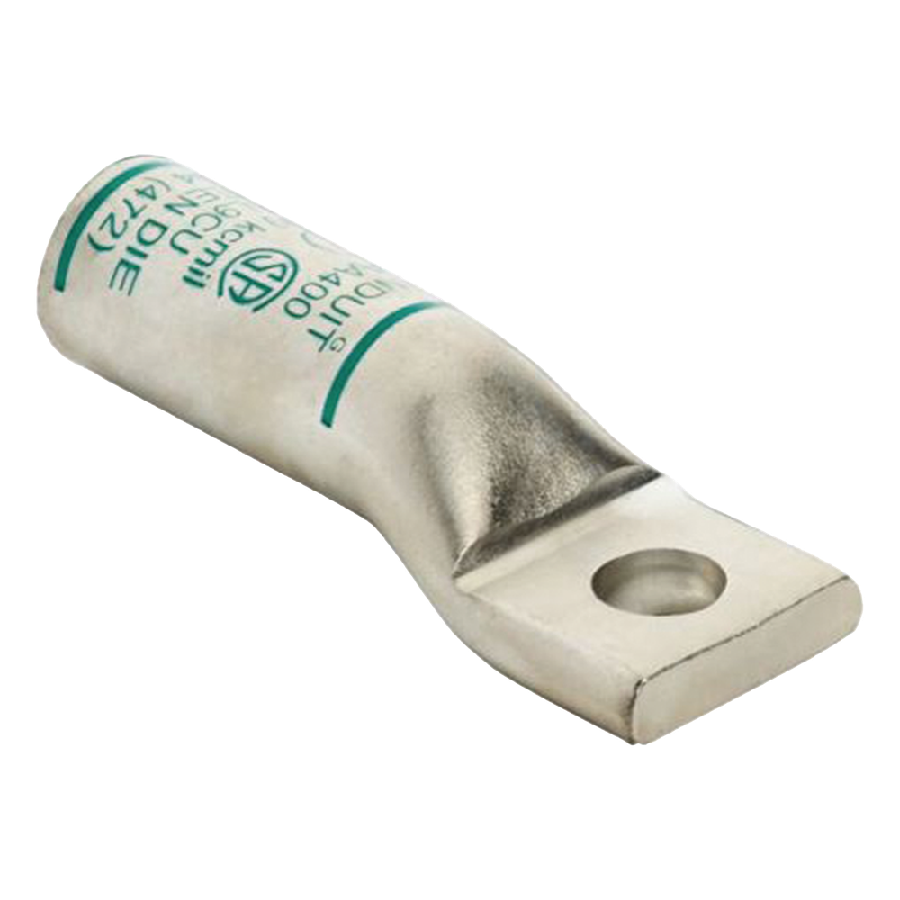 Zapata de compresión Aluminio LAA3 / 0-12-E para cal. 3 / 0 Awg, Barreno para tornillo prisionero de 1 / 2, 1 Pz