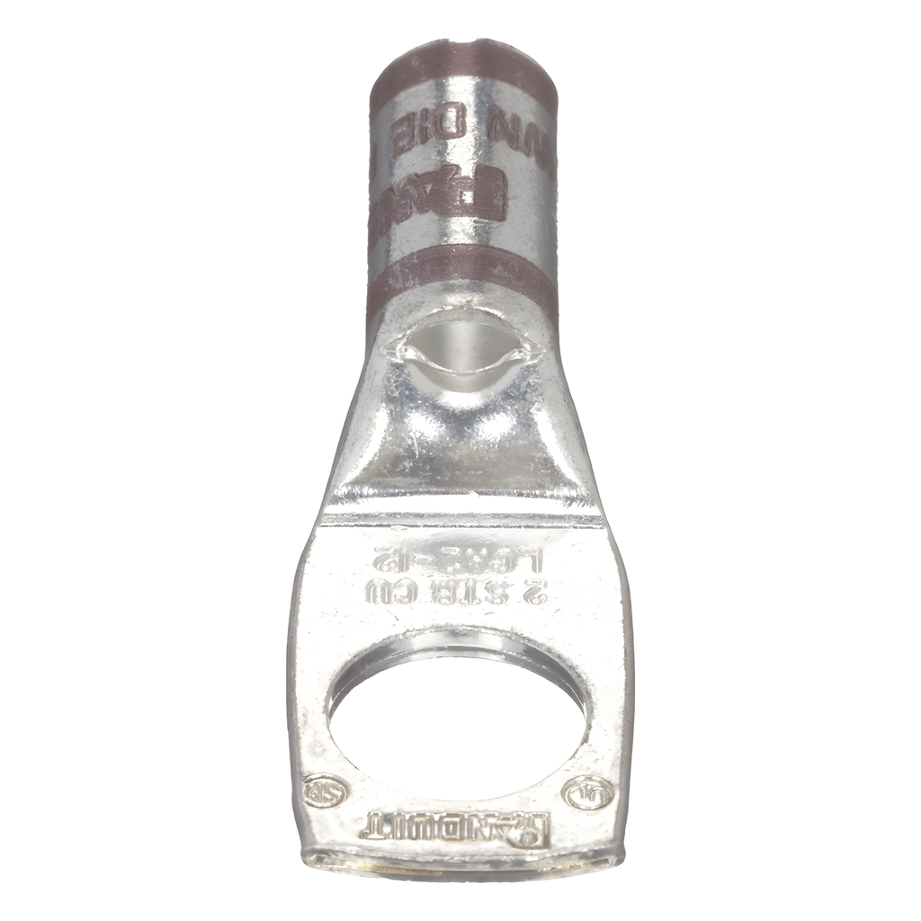Zapata de compresión LCA2-12-Q, para cal. 2 Awg, Barreno para tornillo prisionero de 1 / 2, 1 Pz