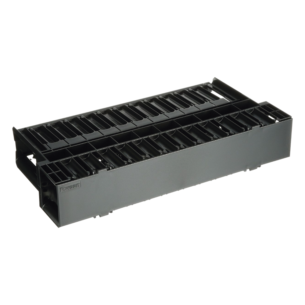 Organizador de cables horizontal 2UR, 19"