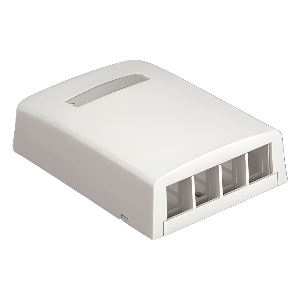 Caja NetKey de montaje en Superficie blanco