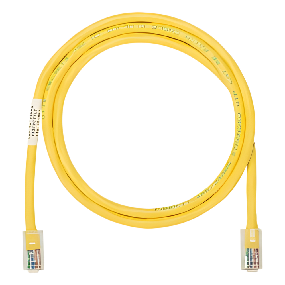 Patch cord Cat5e UTP, 6 m, amarillo