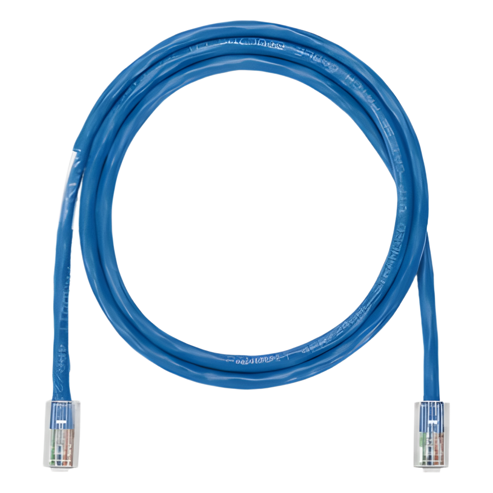 Cable de Parcheo NetKey UTP Categoría 5e, con Plug Modular en Cada Extremo - 0.91 Metros (3 Pies) - Azul